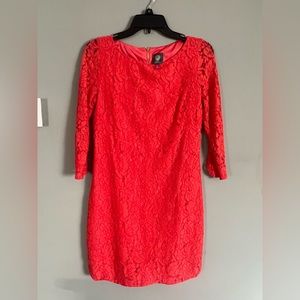 Vince Camuto Pink Lace Dress size Small / size 4